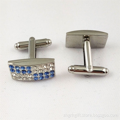 Fashion High Quality rhinestone Cufflink Novelty Men's Cufflinks